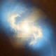 Image for article titled What happens when one black hole eats another black hole?